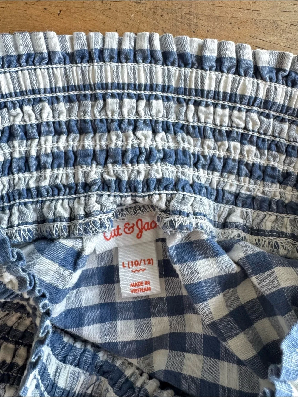 Girls Clothing Bundle – 9-Piece Lot | Size M–L - Floral, Gingham, Plaid